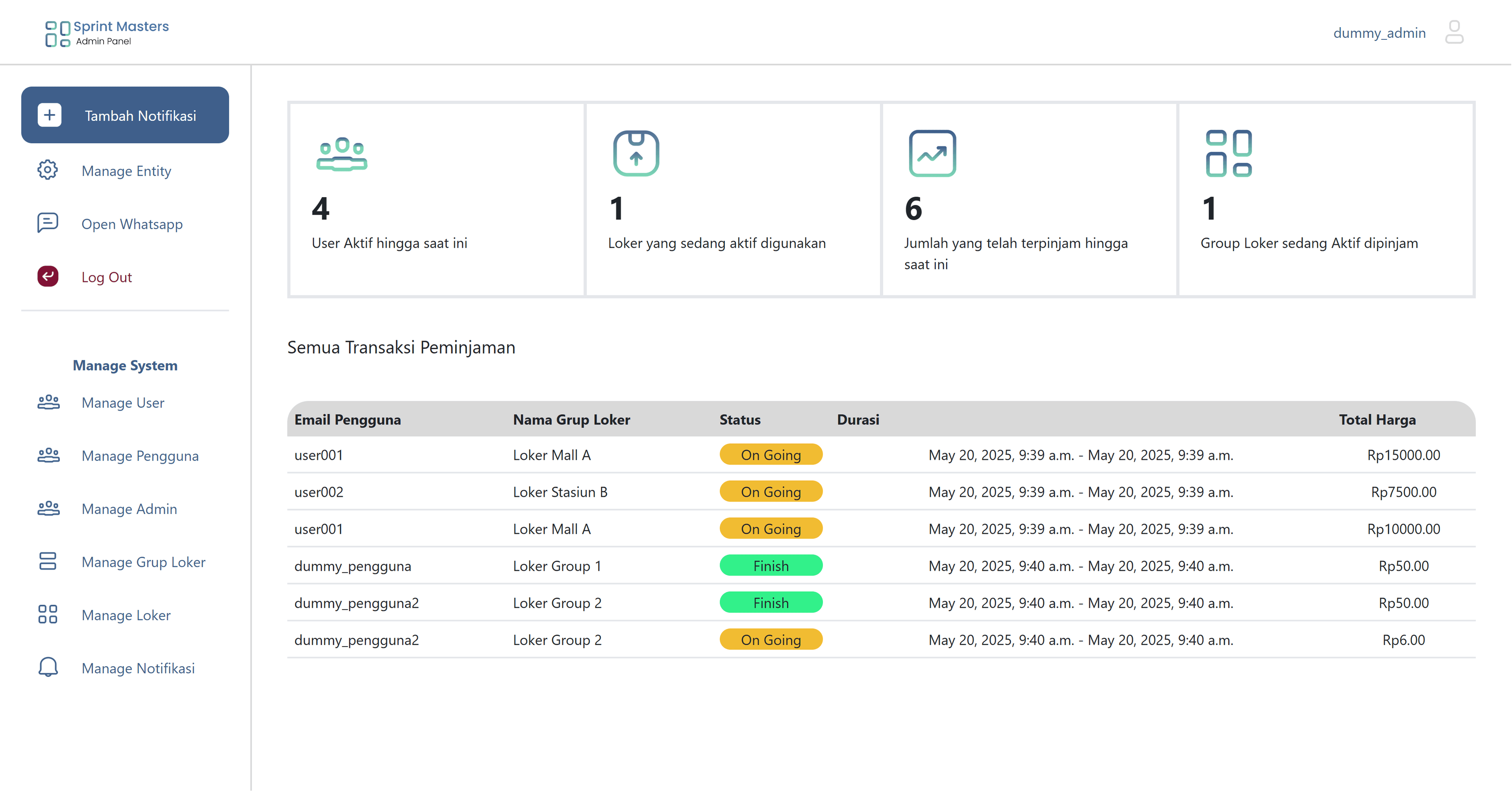 QR Code Based Locker Rental Management System, Universitas Indonesia